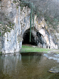 Ribnica Cave in the village of Paštrići